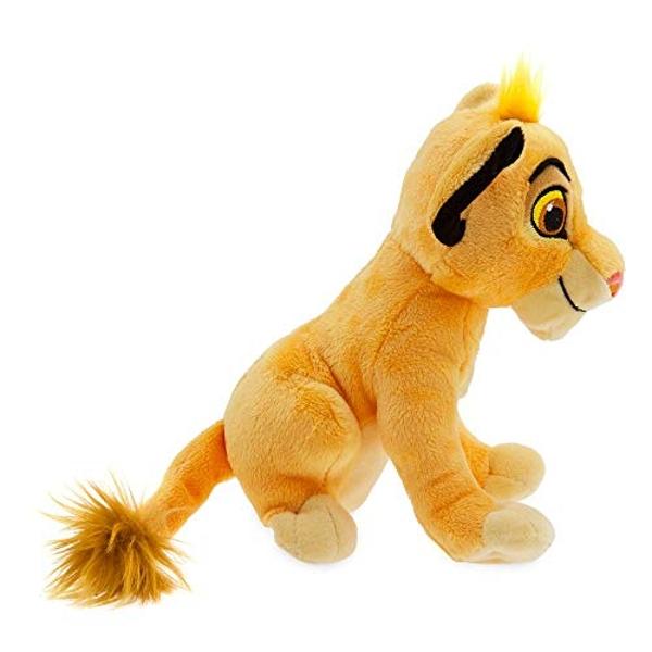 Disney Store Official Mini Bean Bag Plushies - Simba - Cute Stuffed Animal with Detailed Sculpting, Embroidered Features, Bean Bag Bottom Plush Toys for Kids