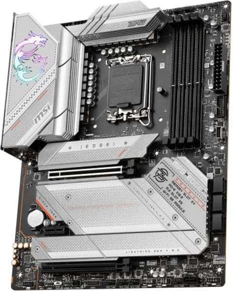 MSI MPG Z790 Edge WiFi Gaming Motherboard (Supports 12th/13th/14th Gen Intel Processors, LGA 1700, DDR5, PCIe 5.0, M.2, 2.5Gbps LAN, USB 3.2 Gen2, Wi-Fi 6E, Bluetooth 5.3, ATX)