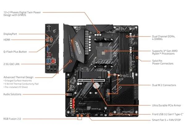 MSI PRO B650M-A WiFi ProSeries Motherboard (AMD Ryzen 9000/8000/7000 Series Processors, AM5, DDR5, PCIe 4.0, M.2, SATA 6Gb/s, USB 3.2 Gen 2, HDMI/DP, Wi-Fi 6E, Bluetooth 5.3, 2.5Gb