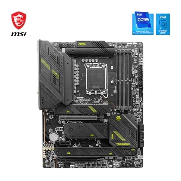 MSI MAG Z790 Tomahawk MAX WiFi Gaming Motherboard (Supports 12th/13th/14th Gen Intel Processors, LGA 1700, DDR5, PCIe 5.0, M.2, SATA 6G, 2.5Gbps LAN, USB 3.2 Gen2, Wi-Fi 7, Bluetoo