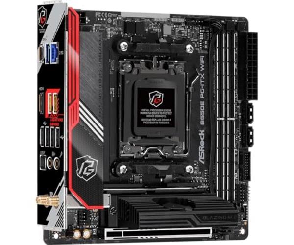ASRock B650E PG-ITX WiFi AMD Ryzen 7000 Series CPU Compatible (Soket AM5) B650 Mini-ITX Motherboard