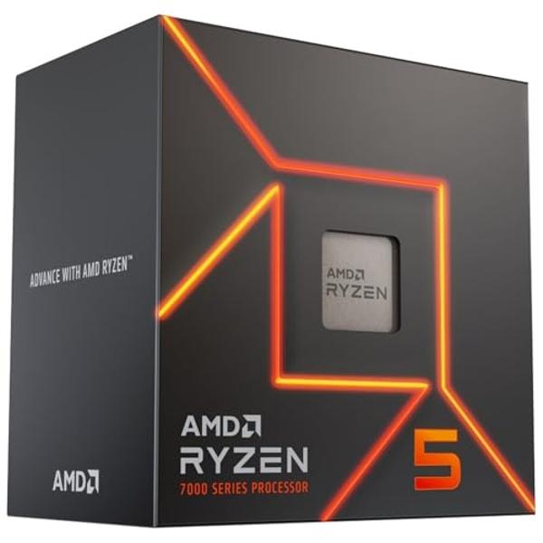 AMD Ryzen 5 7600 6-Core, 12-Thread Unlocked Desktop Processor