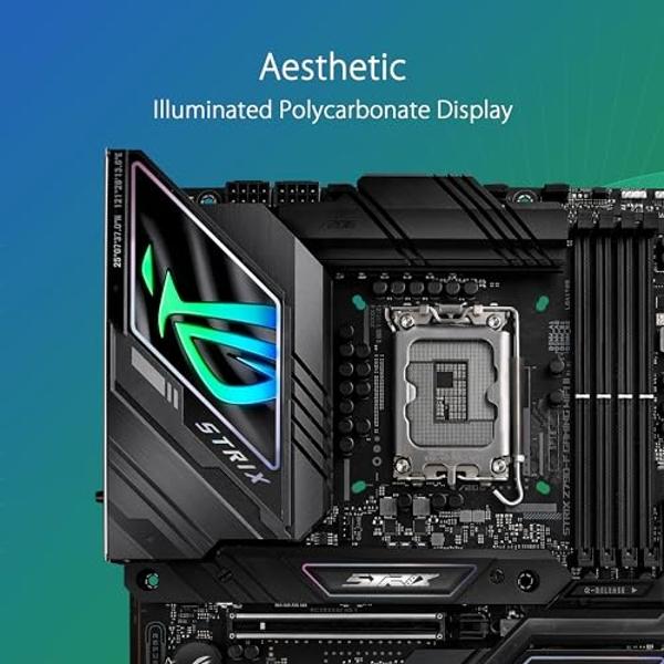ASUS ROG Strix Z790-F Gaming WiFi II LGA 1700(Intel 14th &13th & 12th Gen) ATX Gaming Motherboard(DDR5,2.5 Gb LAN,5XM.2 Slots,PCIe 5.0 x16,WiFi 7,Front-Panel Connector with PD 3.0 