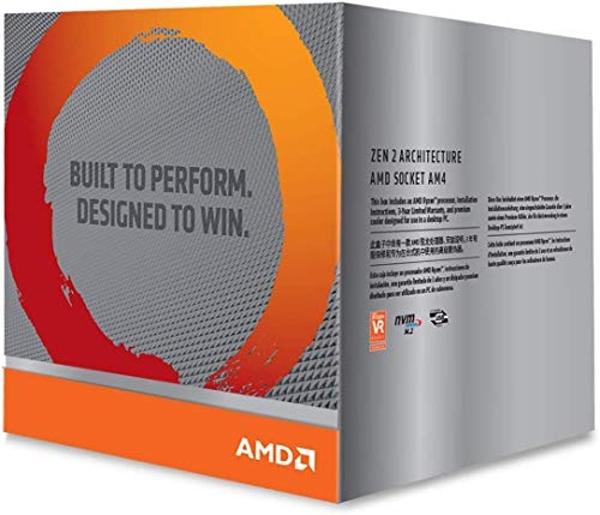 AMD Ryzen 9 3900X 12-core, 24-thread Unlocked Desktop processor with Wraith Prism LED Cooler