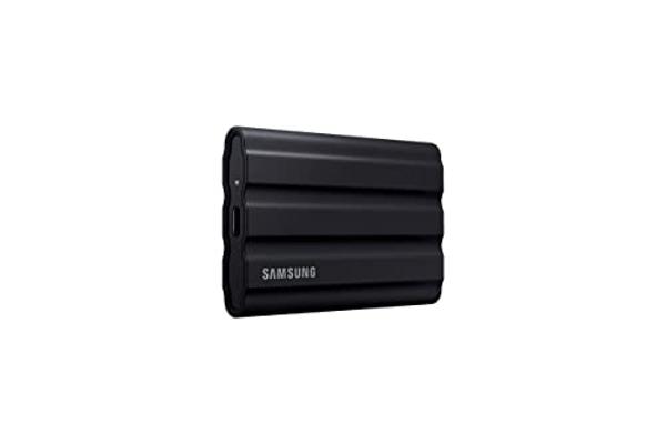 SAMSUNG T7 Shield 2TB, Portable SSD, up-to 1050MB/s, USB 3.2 Gen2, Rugged,IP65 Water & Dust Resistant, for Photographers, Content Creators and Gaming, Extenal Solid State Drive (MU