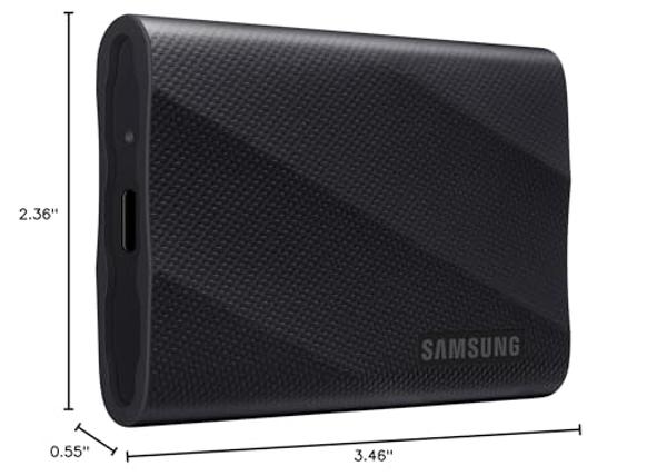 SAMSUNG T9 Portable SSD 2TB, USB 3.2 Gen 2x2 External Solid State Drive, Seq. Read Speeds Up to 2,000MB/s for Gaming, Students and Professionals, MU-PG2T0B/AM, Black
