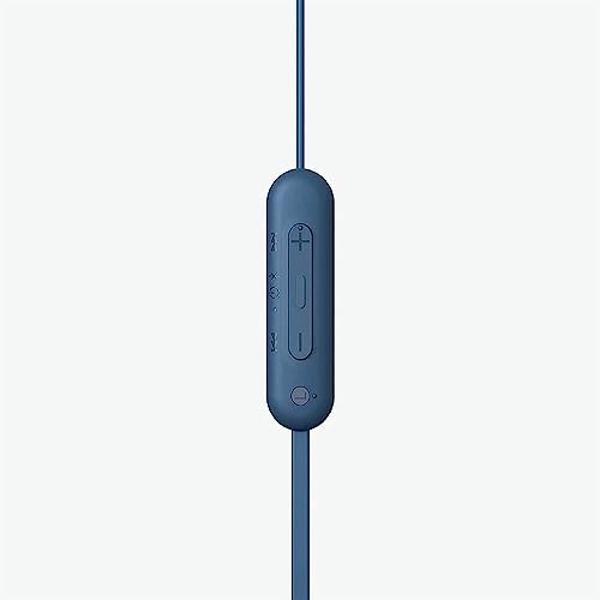 Sony WI-C100 Wireless in-Ear Bluetooth Headphones with Built-in Microphone, Black