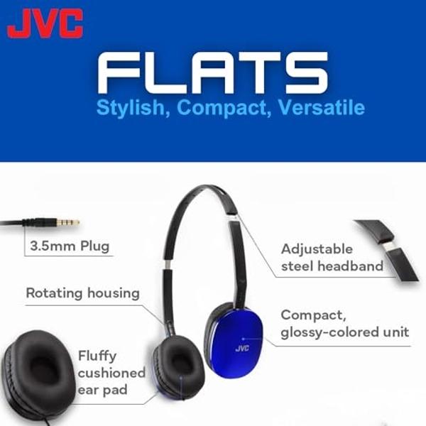 JVC HARX500 Full-Size Headphones (Silver)