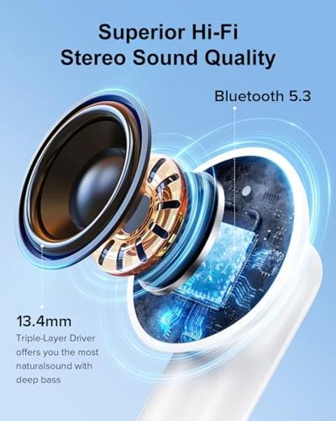 soundcore Sport X20 by Anker, True-Wireless Workout Earbuds, Rotatable and Extendable Ear Hooks, Noise Cancelling, Deep Bass, IP68 Waterproof, Sweatproof, Dustproof, 48H Play, Spor