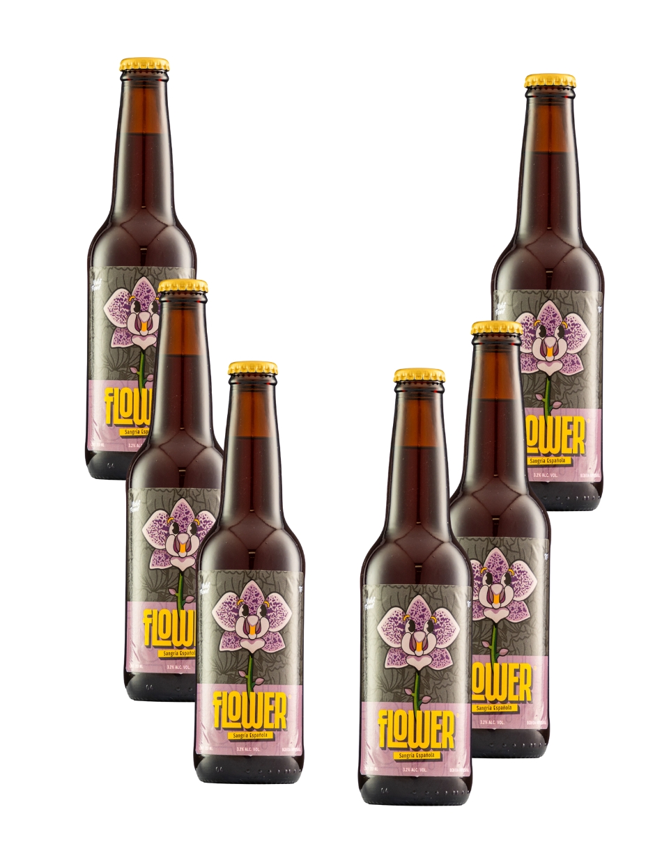 Six Pack Sangria Española Flower 355 Ml