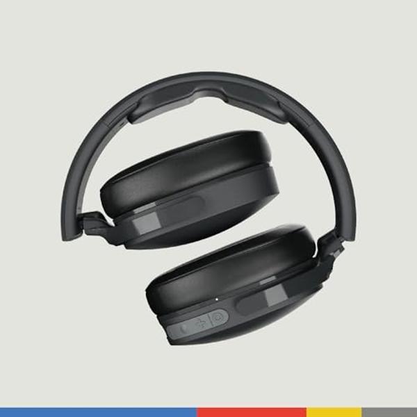 Skullcandy Hesh Evo Wireless Over-Ear Bluetooth Headphones with Charging Cable, Noise Isolating, Up to 36 Hours Battery, Foldable Lightweight Design, Microphone for iPhone Android 
