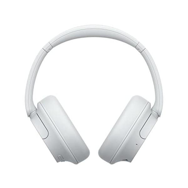 Sony WH-CH720NW Noise Canceling Wireless Bluetooth Headphones - Built-in Microphone - up to 35 Hours Battery Life and Quick Charge - Matte White