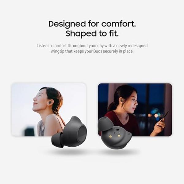 Samsung Galaxy Buds FE True Wireless Bluetooth Earbuds, Comfort and Secure in Ear Fit, Auto Switch Audio, Touch Control, Built-in Voice Assistant, White [US Version, 1Yr Manufactur