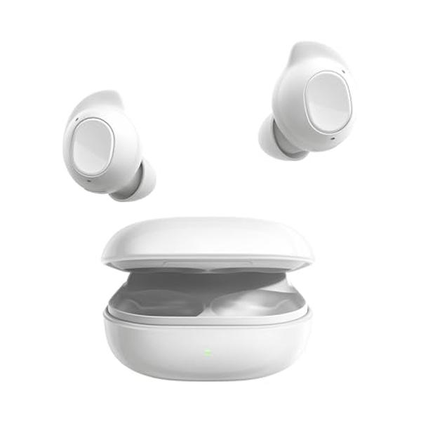 Samsung Galaxy Buds FE True Wireless Bluetooth Earbuds, Comfort and Secure in Ear Fit, Auto Switch Audio, Touch Control, Built-in Voice Assistant, White [US Version, 1Yr Manufactur