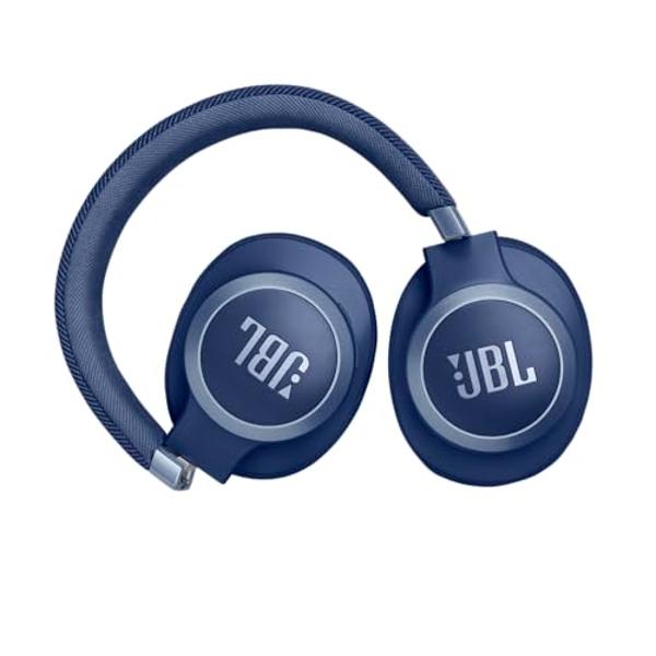 JBL Live 770NC - Wireless Over-Ear Headphones with True Adaptive Noise Cancelling with Smart Ambient, Up to 65 Hours of Battery Life, Comfort-fit Fabric Headband & Carrying Pouch (