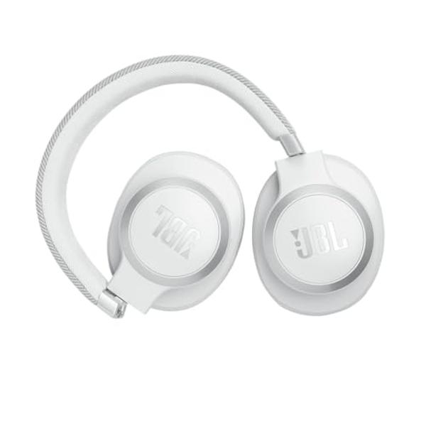 JBL Live 770NC - Wireless Over-Ear Headphones with True Adaptive Noise Cancelling with Smart Ambient, Up to 65 Hours of Battery Life, Comfort-fit Fabric Headband & Carrying Pouch (