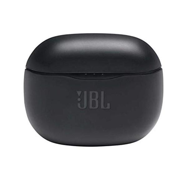 JBL Tune 125TWS True Wireless In-Ear Headphones - Pure Bass Sound, 32H Battery, Bluetooth, Fast Pair, Comfortable, Wireless Calls, Music, Native Voice Assistant (Black), Small