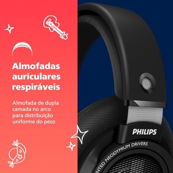 Philips Audio SHP9500 HiFi Precision Stereo Over-Ear Headphones (Black)