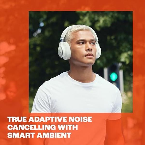 JBL Live 770NC - Wireless Over-Ear Headphones with True Adaptive Noise Cancelling with Smart Ambient, Up to 65 Hours of Battery Life, Comfort-fit Fabric Headband & Carrying Pouch (