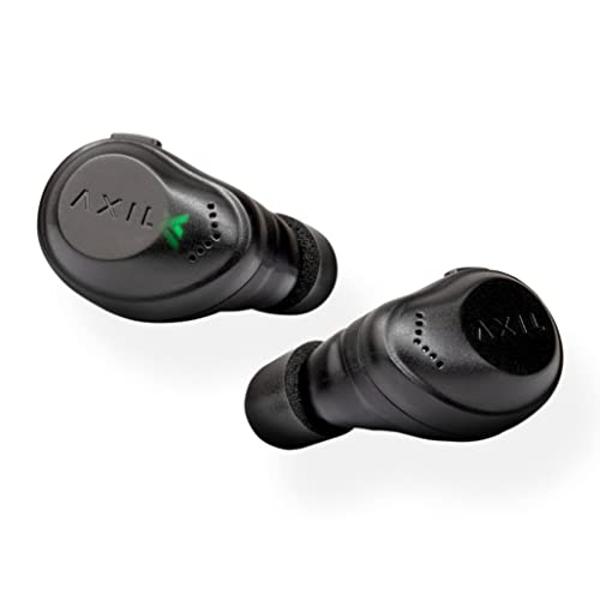 AXIL XCOR PRO Wireless Earbuds Bluetooth — HearPRO Buds with Touch Control — Bluetooth Enhancement — Hearing Protection — Dust & Water Resistant — Wind Resistant True Wireless Earb