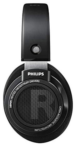 Philips Audio SHP9500 HiFi Precision Stereo Over-Ear Headphones (Black)