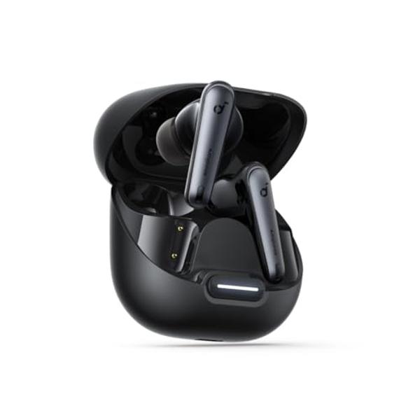 Soundcore by Anker Liberty 4 NC Wireless Earbuds, 98.5% Noise Reduction, Adaptive Noise Cancelling to Ears and Environment, Hi-Res Sound, 50H Battery, Wireless Charging, Bluetooth 