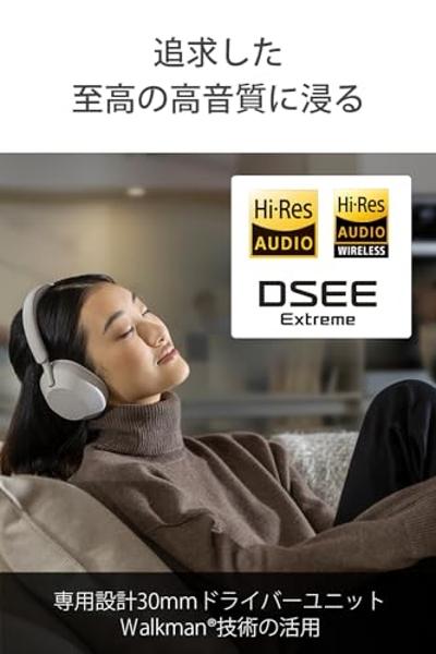 Sony WH-1000XM5 Noise Canceling Wireless Headphones - 30hr Battery Life - Over-Ear Style - Optimized for Alexa and Google Assistant - Built-in mic for Calls - Silver International 