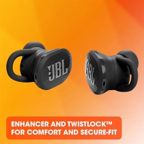 JBL Endurance Race TWS - Waterproof true wireless active sport earbuds, JBL Pure Bass Sound, Up to 30 hours of battery life, IP67 Waterproof and Dustproof, Ambient Aware & TalkThru