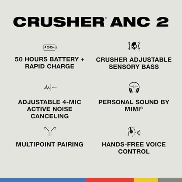 Skullcandy Crusher ANC 2 - Black (Discontinued from Manufacturer)