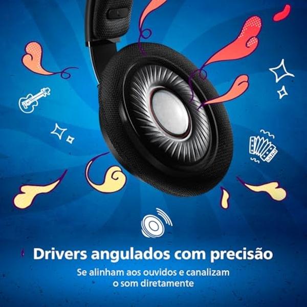 Philips Audio SHP9500 HiFi Precision Stereo Over-Ear Headphones (Black)