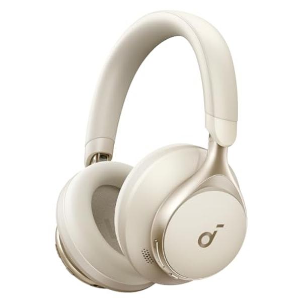 Soundcore by Anker, Space One, Active Noise Cancelling Headphones, 2X Stronger Voice Reduction, 40H ANC Playtime, App Control, LDAC Hi-Res Wireless Audio, Comfortable Fit, Clear Ca