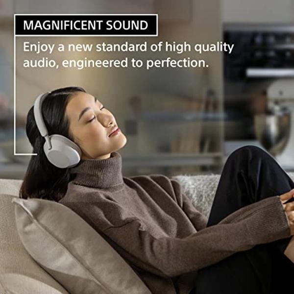 Sony WH-1000XM5 The Best Wireless Noise Canceling Headphones, Auto NC Optimizer, 30-Hour Battery, Alexa Voice Control, Silver