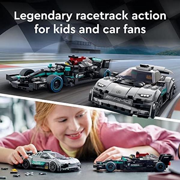 LEGO Speed Champions Mercedes-AMG F1 W12 E, Performance & Project One Toy Car Set, Mercedes Model Car Building Kit, Collectible Race Car Toy, Great Car Gift for Kids and Teens, 769