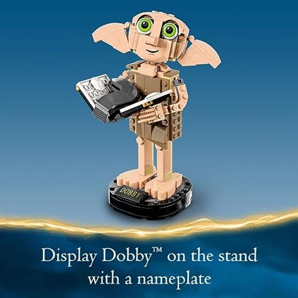 LEGO Harry Potter Dobby The House-Elf Building Toy Set, Build and Display Model of a Beloved Character from The Harry Potter Franchise, for 8 Year Old Boys' and Girls' Birthday, 76