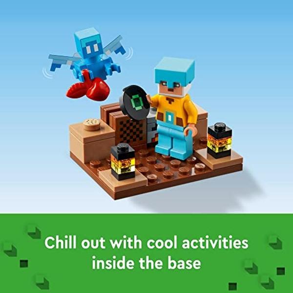 LEGO Minecraft The Sword Outpost 21244 Building Toys - Featuring Creeper, Warrior, Pig, and Skeleton Figures, Game Inspired Toy for Fun Adventures and Play, Gift for Kids, Boys, an