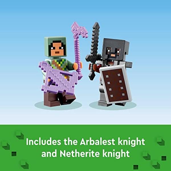 LEGO Minecraft The Deep Dark Battle Set, 21246 Biome Adventure Toy, Ancient City with Warden Figure, Exploding Tower & Treasure Chest, for Kids Ages 8 Plus
