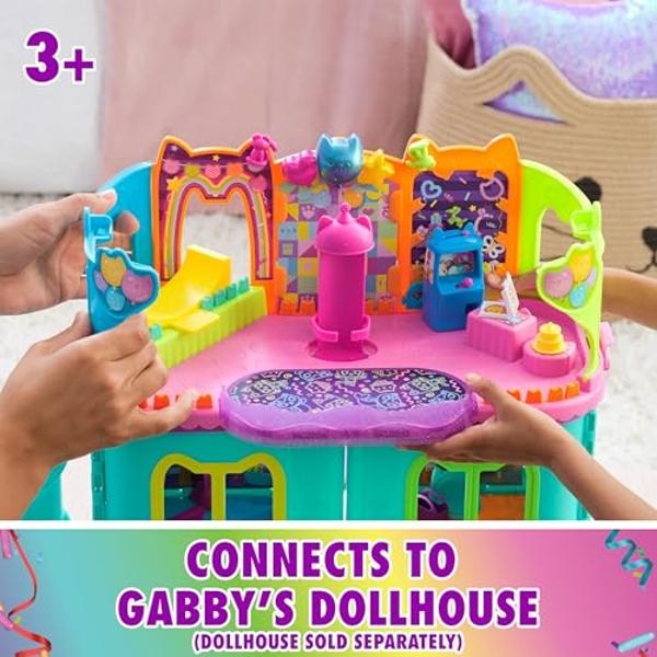 Gabby's Dollhouse, Party Room Playset with Exclusive Toy Figures, Dollhouse Furniture, Accessories & Fidget Play, Kids Toys for Girls and Boys Ages 3+