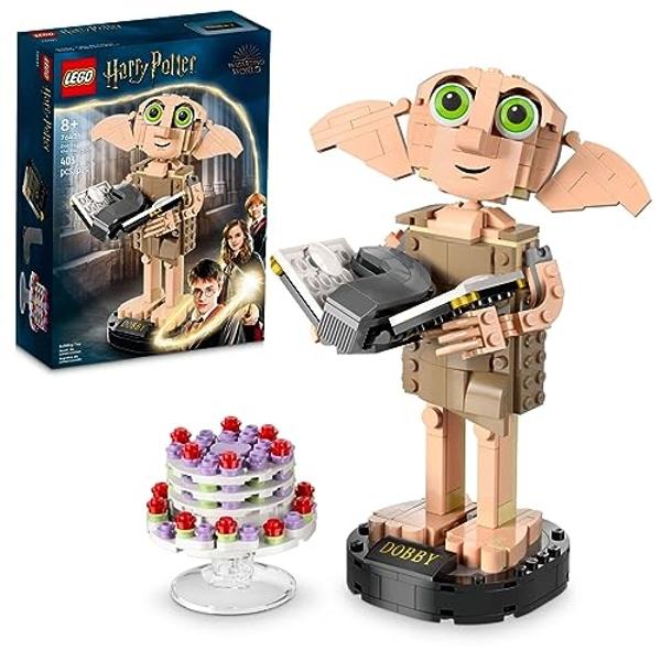LEGO Harry Potter Dobby The House-Elf Building Toy Set, Build and Display Model of a Beloved Character from The Harry Potter Franchise, for 8 Year Old Boys' and Girls' Birthday, 76