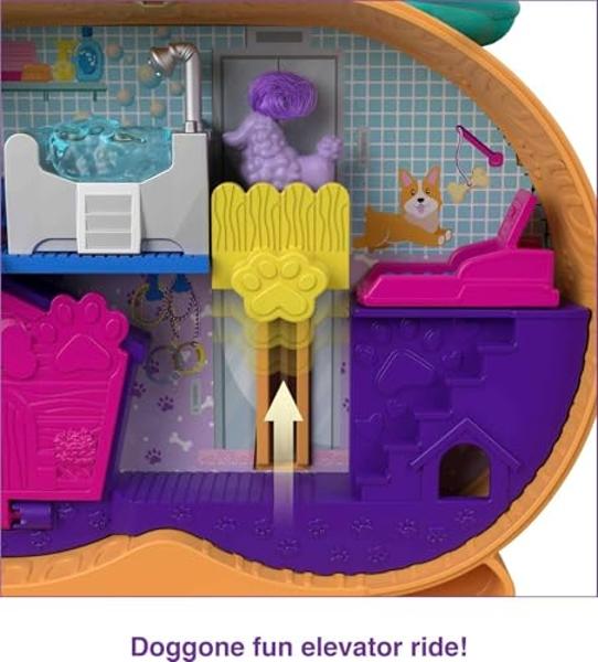 Sunny Days Entertainment Honey Bee Acres Buzzby Farmhouse – 49 Furniture Accessories with 2 Exclusive Figures | 15 Inch Dollhouse Playset | Pretend Play Toys for Kids