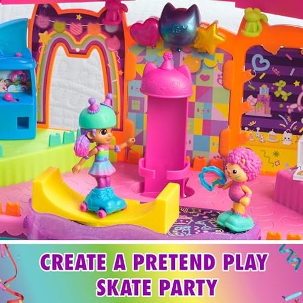 Gabby's Dollhouse, Party Room Playset with Exclusive Toy Figures, Dollhouse Furniture, Accessories & Fidget Play, Kids Toys for Girls and Boys Ages 3+