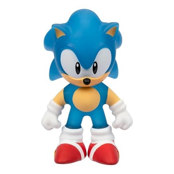 Heroes of Goo Jit Zu Sonic The Hedgehog, Speed Surge Sonic, Powered Up with Glow Surge Giving Him Glow-in-The-Dark Powers, Squishy, Stretchy Filling, Stretch Him Up to 3 Times His 