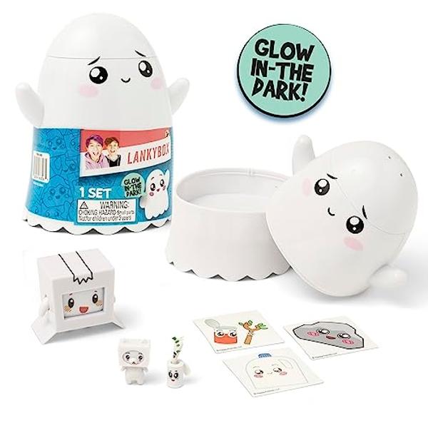 LankyBox Ghosty Glow Mystery Box Ghosty Mystery Box with 7 Exciting Toys to Discover Inside, Officially Licensed LankyBox Merch