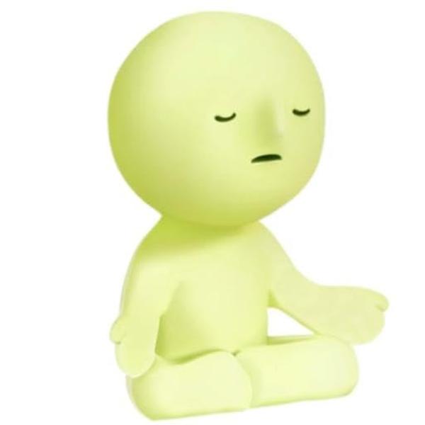 Smiski Dreams Glow in The Dark Figure, Yoga Series, Random Style, 1 Pack