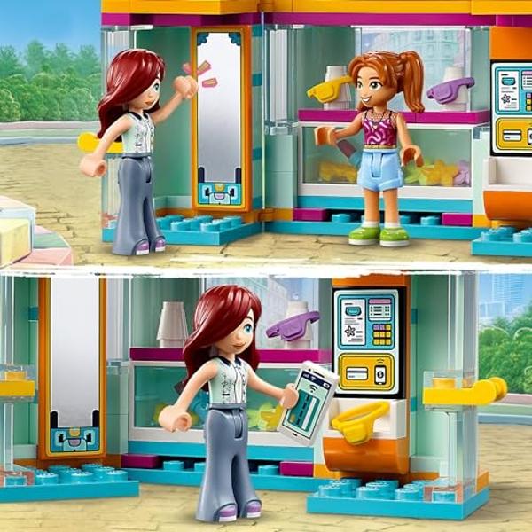 LEGO Friends Tiny Accessories Store and Beauty Shop Toy, Pretend Playset for Kids, Paisley and Candi Mini-Doll Characters and Mini Dolls Accessories, Great Gift for 6 Year Old Girl