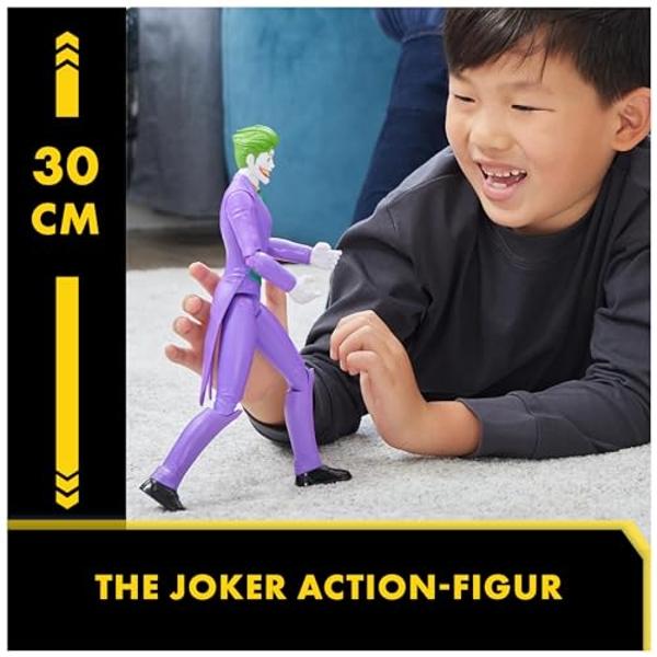 DC Comics, 12-inch The Joker Action Figure, Kids Toys for Boys and Girls Ages 3 and Up