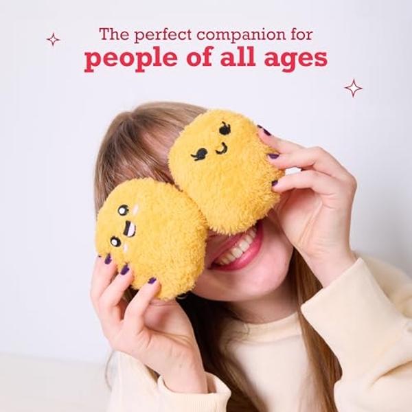 Emotional Support Chicken Nuggets by Relatable, Cuddly Stuffed Animals and Toys, Squishy Toys and Plushies, Great Gift Ideas for Loved Ones of All Ages, Includes 5 Plushies with Ca