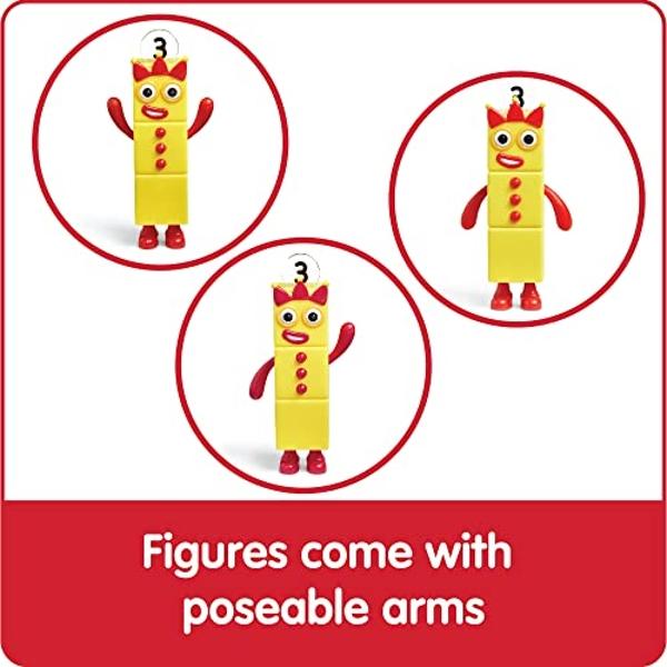 hand2mind Numberblocks Friends One to Five, Action Figure Set, Toy Figures, Small Figurines for Kids, Counting Blocks, Numbers for Toddlers, Math Toys, Kids Birthday Gifts, Easter 