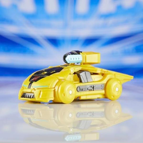 Transformers: One Prime Changer Bumblebee (B-127) 5-Inch Robot Action Figure, Interactive Toys for Boys and Girls Ages 6 and Up