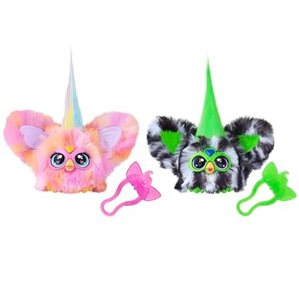 Furby Furblets Fierce & Fabulous 2 Pack, Greenie-Meanie & May-May with 45 Sounds Each, Electronic Plush Toys for Girls & Boys 6 Years & Up (Amazon Exclusive)