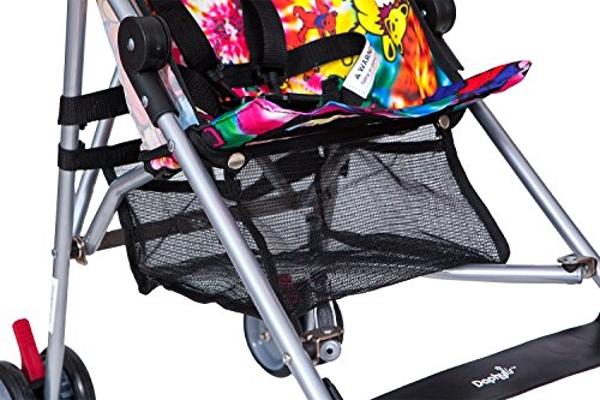 Summer Infant 3Dlite ST Convenience Stroller, Black & Gray - Lightweight Stroller with Steel Frame, Large Seat Area, Multi-Position Recline, Storage Basket - for Travel and More